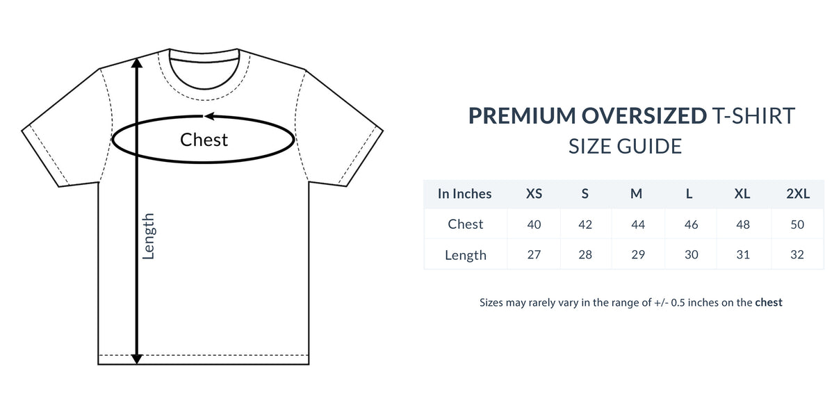 nonchalant tee - Size Guide