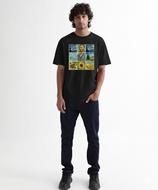 Luxury Van Gogh Premium Oversized T-Shirt
