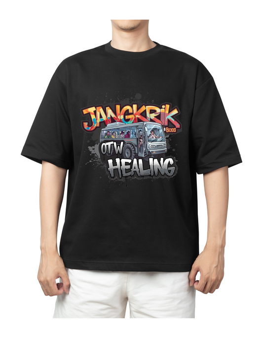 JANGKRIK BOSS Oversized T-Shirt - Travel in Streetwear Style
