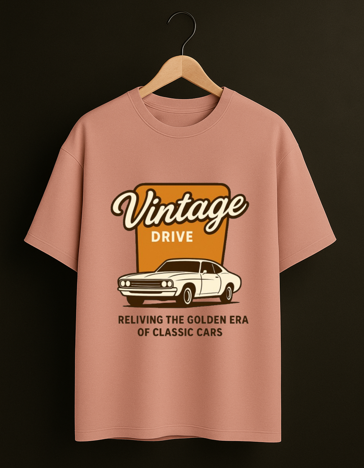Unleavables | Vintage Car Oversized T-shirt | Unisex T-shirt | 100%cotton