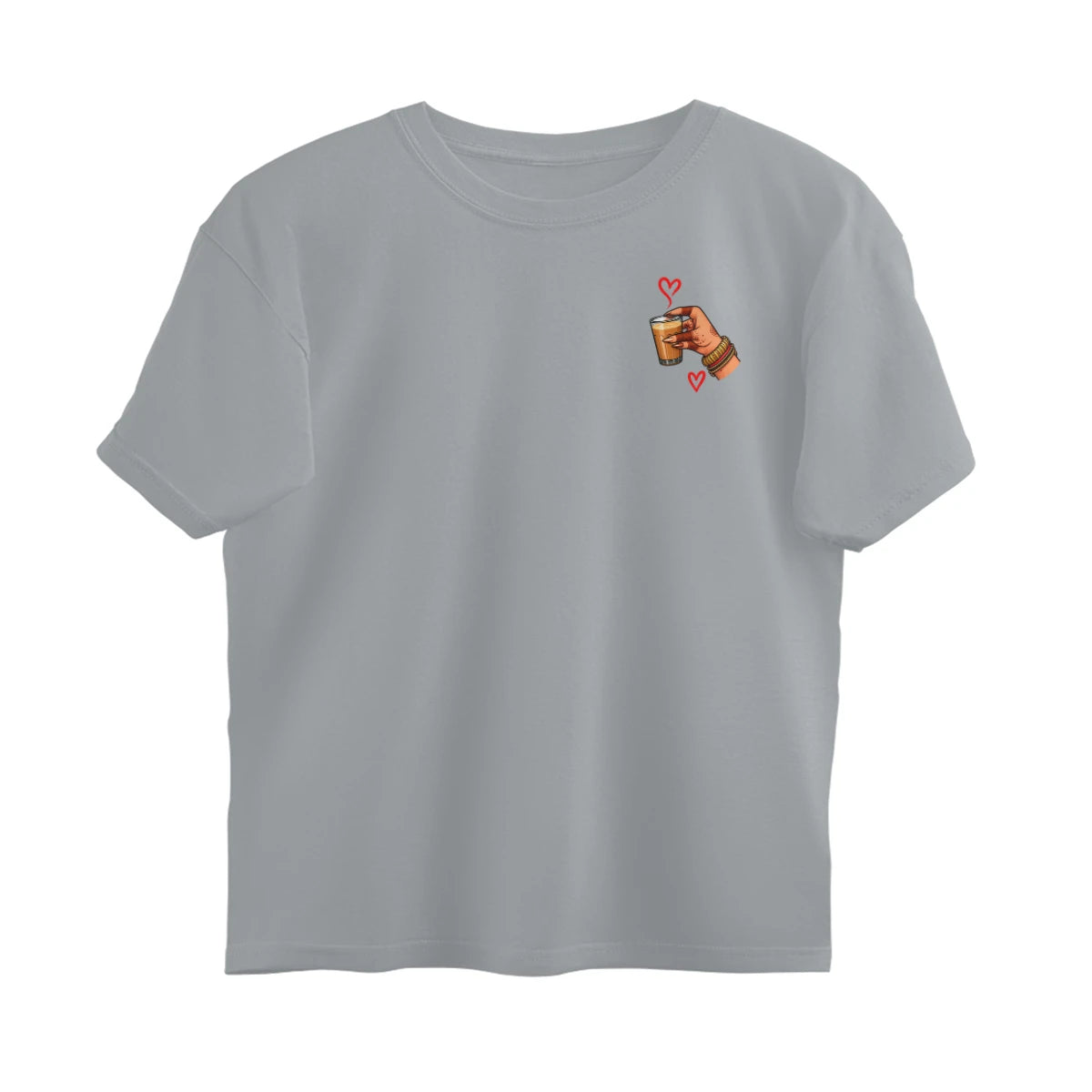 Chai_Oversized tshirt_HYD - Silver Frost