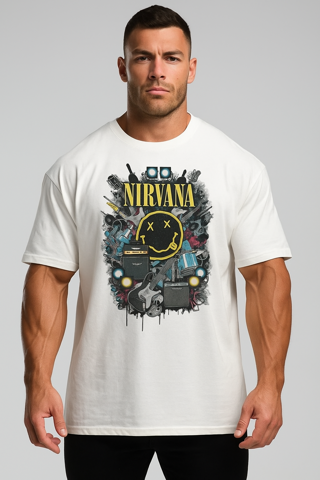 Nirvana-Feel The Vibe | Oversized T-shirt