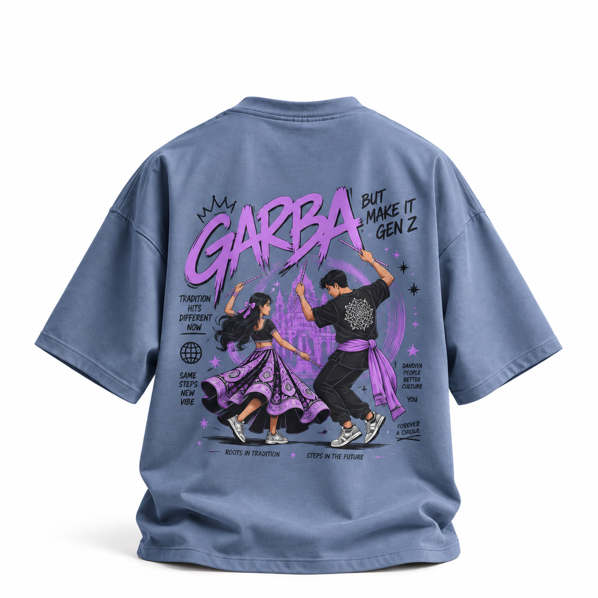 Garba but make it Gen-Z- Oversized Tee