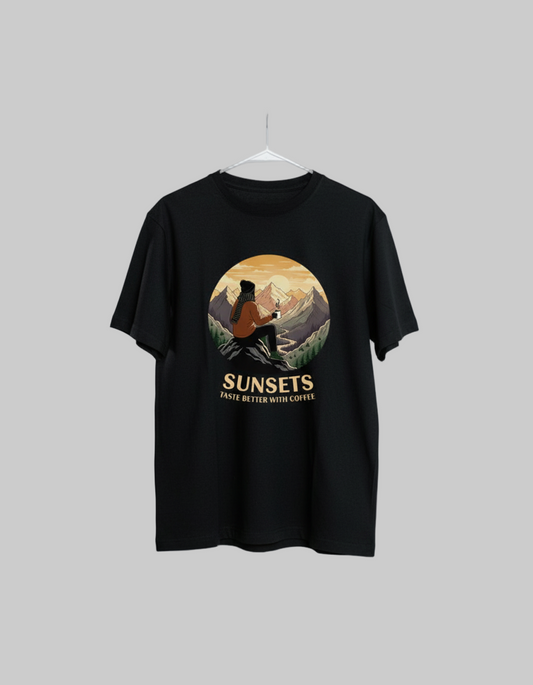 Unleavables | Travel & Coffee T-Shirt | Regular Unisex | 100% Cotton