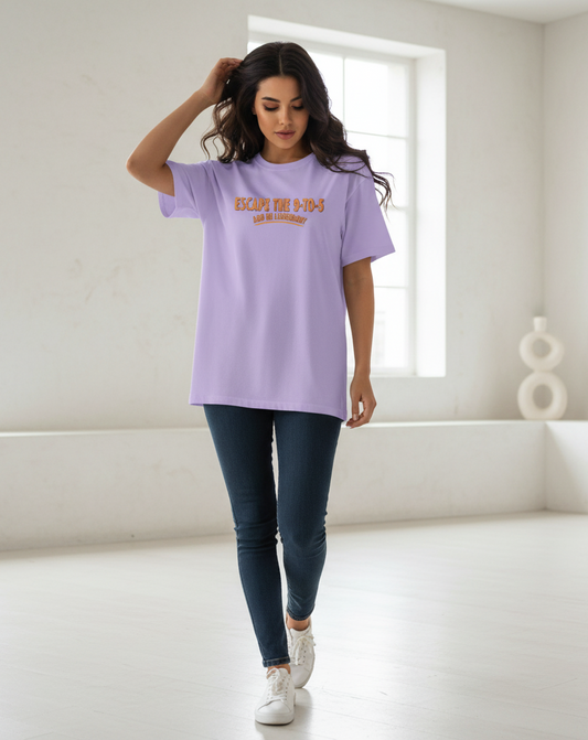 Unleavables Unisex Oversized T-shirt | Escape the 9-5 And Be Legendary