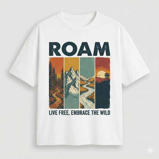 Adventure Graphic Oversized T-Shirt