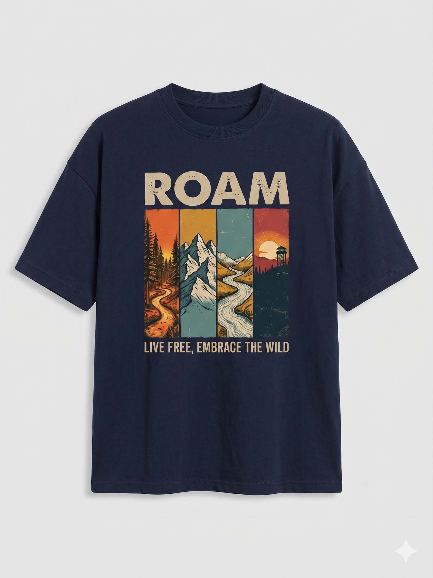 Adventure Graphic Oversized T-Shirt
