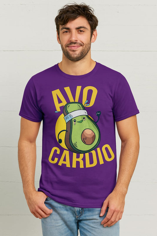 Avo Cardio Patry-O Oversized Graphic T-Shirt: Unisex | Unleavables | 100% Cotton | Round Neck
