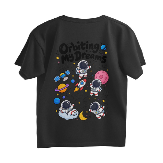 Space Theme T-Shirt , Unisex, Breathable Cotton Material