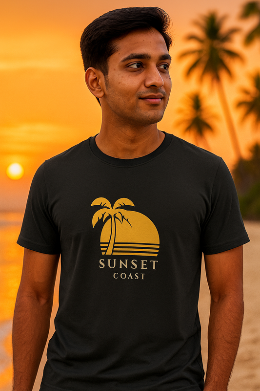 Unleavables | Sunset Coast T-shirt | Mens T-shirt | 100%cotton