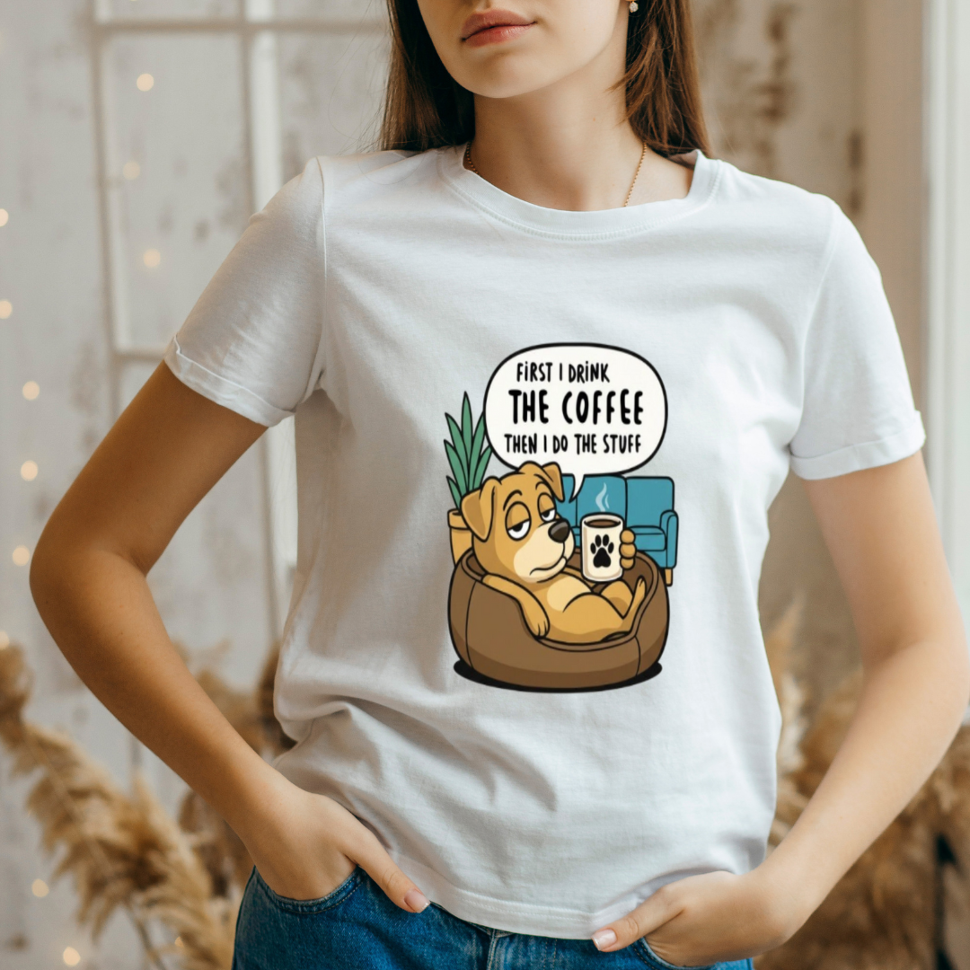 Unleavables Coffee Lovers Women's Regular T-shirt | 100% Cotton | Comfortable T-shirts with Breathable fabric