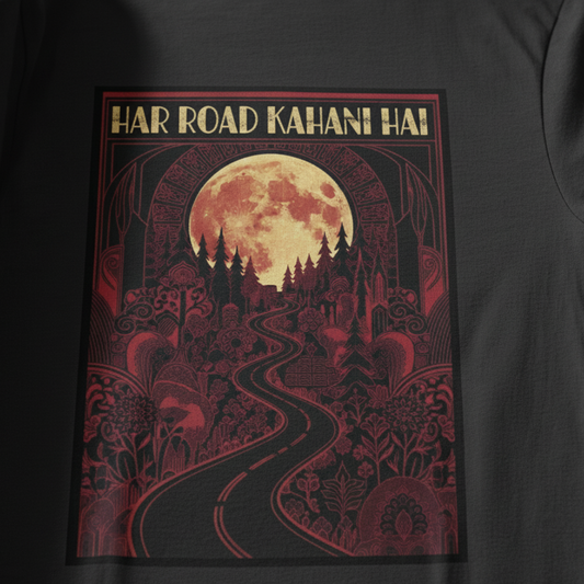 Travel Lover Oversized T-shirt – Har Road Kahani Hai