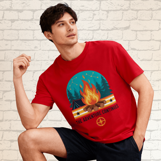 Unleavables Oversized Adventure T-Shirt for Men | 100% Cotton Travel Tee