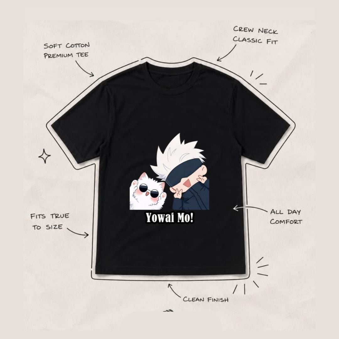 Unleavables Gojo Satoru Oversized T-Shirt | Jujutsu Kaisen Anime Wear