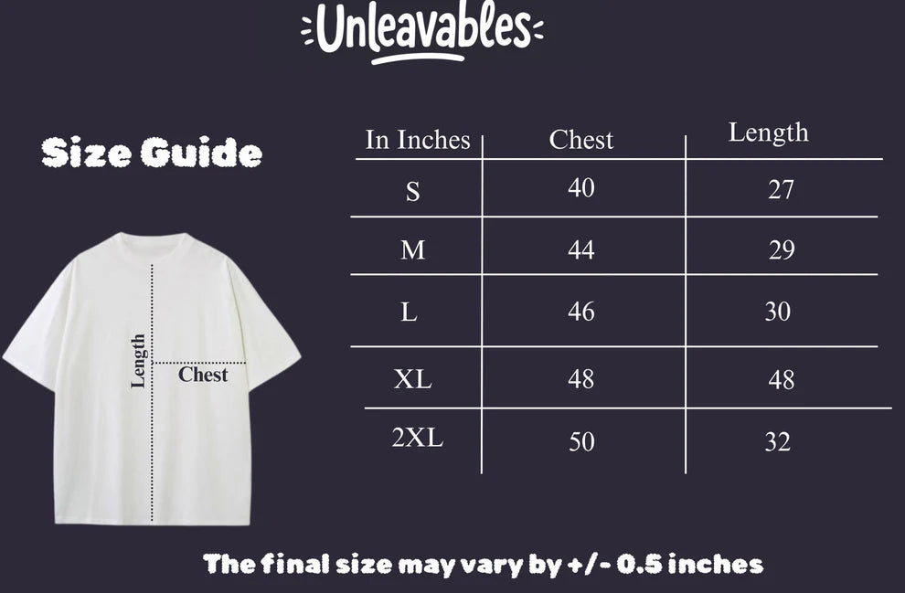 Unleavables Men Cars T-Shirt - Printed | Regular Fit