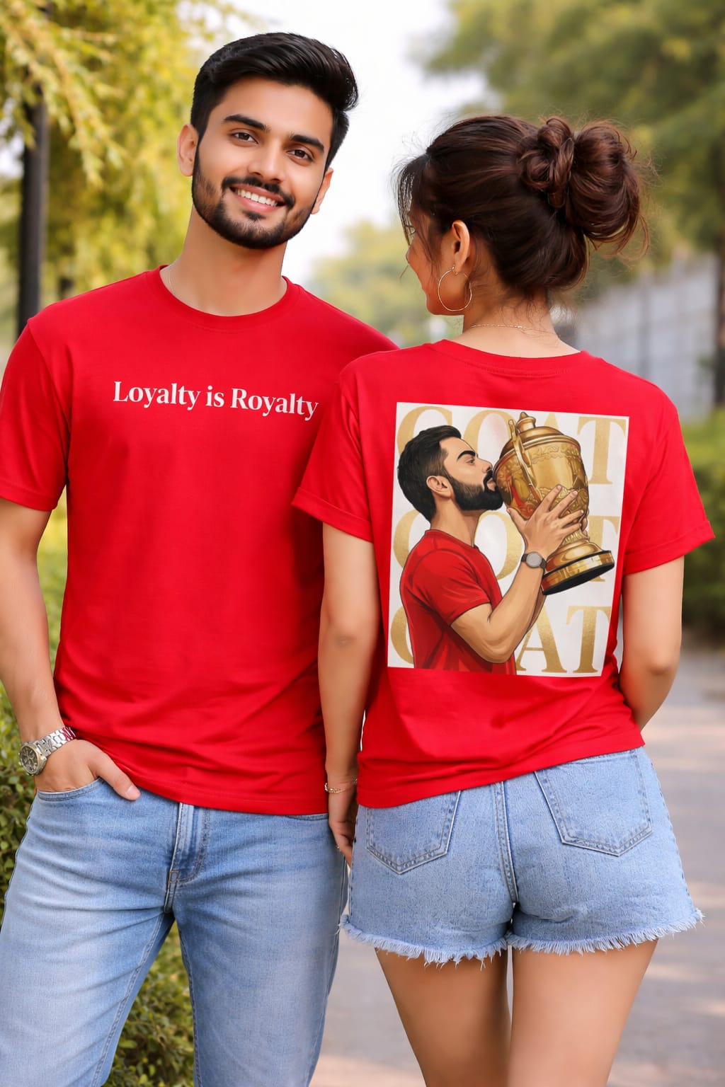 Loyalty Is Royalty — RCB Fan Tee
