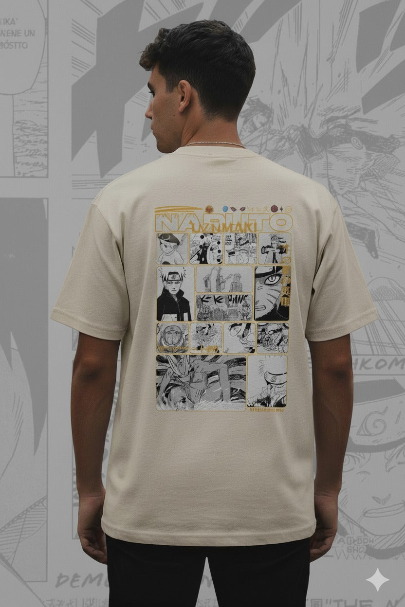 Unleavables Anime Oversized T shirt | Naruto Edition