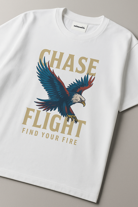 Skybound Spirit Oversized Eagle Tee | Streetwear Essential | Unisex | 100% Cotton