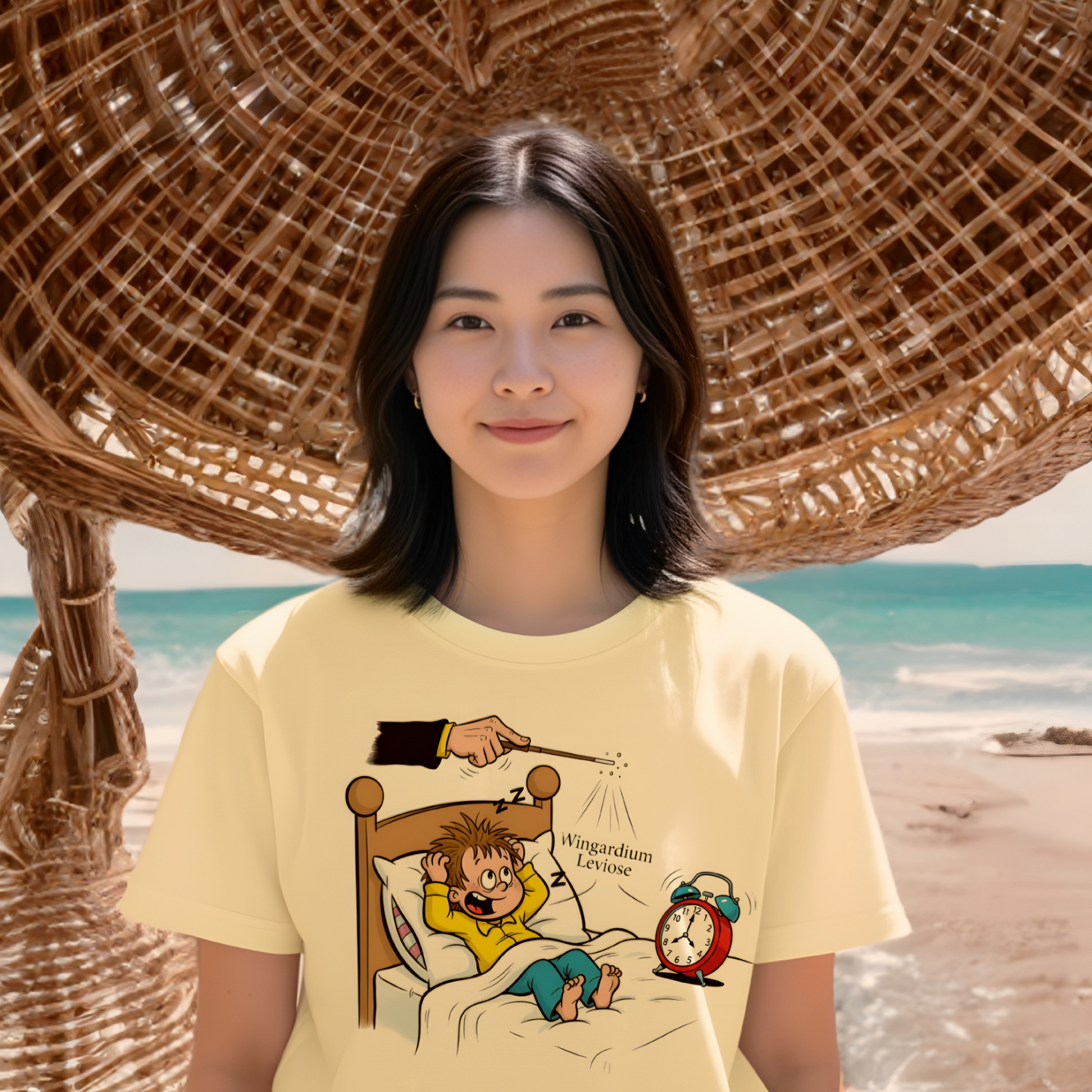 Unleavables Magic Lover Unisex Half Sleeve T-Shirt | “Wingardium Alarm-osa” Edition