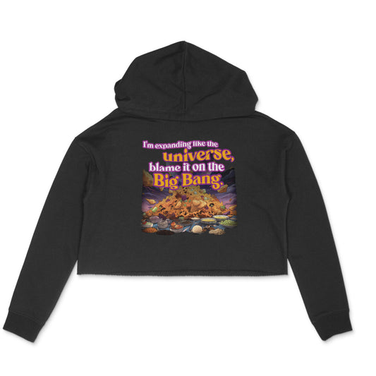 Blame it on the Big Bang Crop Hoodie for Women