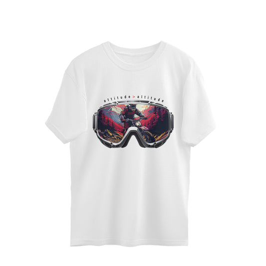 Unleavables | Attitude > Altitude Oversized Unisex Tee – 100% Cotton