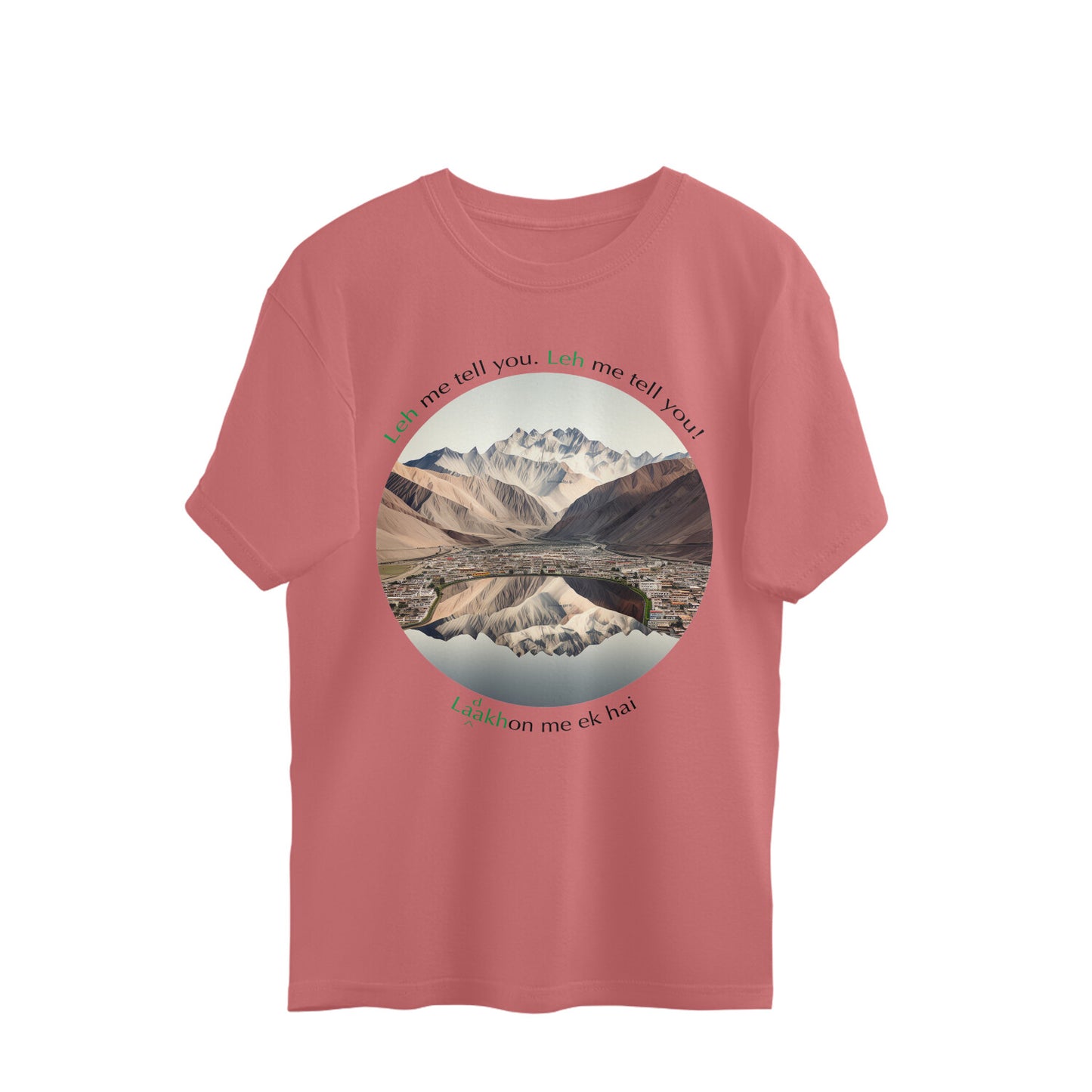 Leh-Ladakh Love Oversized Tshirt | 100% cotton | Travel enthusiasts t-shirt
