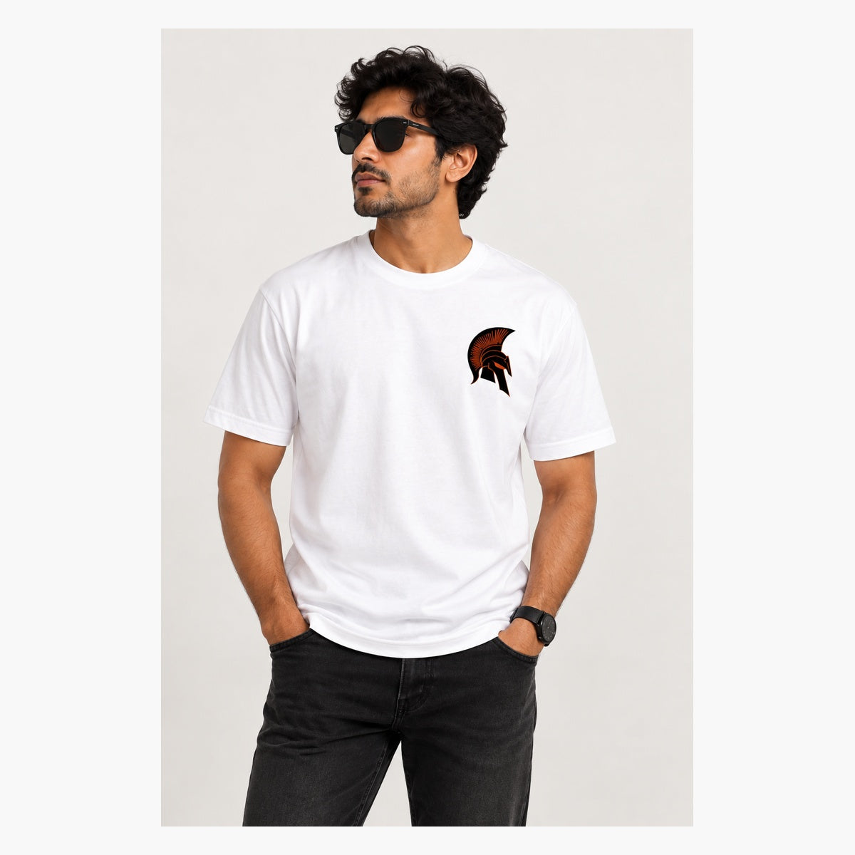 Unleavables Oversized Men's T-shirt, Odyssey - Defy The Gods 100% cotton T-shirt