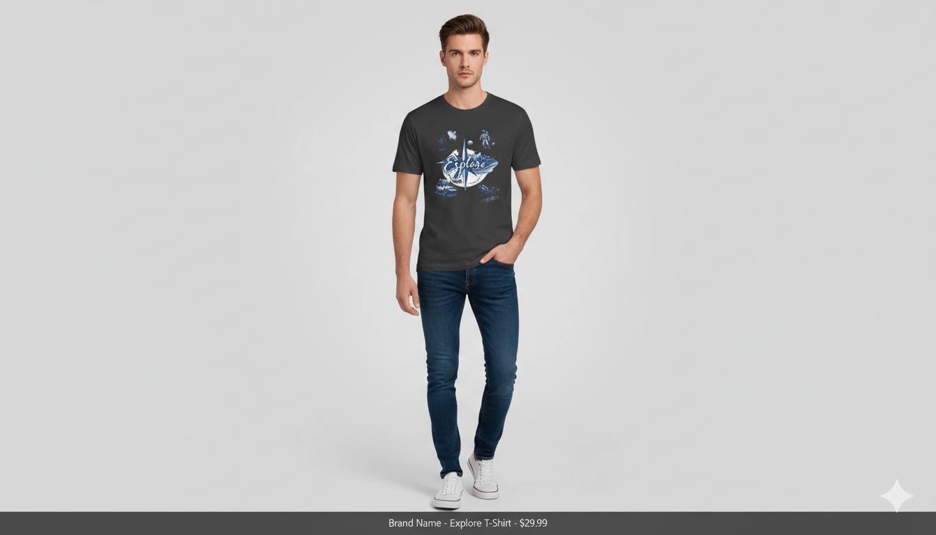 ROUND NECK T SHIRT |EXPLORER