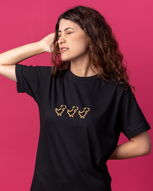 Trippy Pop Art Oversized Graphic Cotton T Shirt for Men & Women | Unisex | Pure Cotton - Loose Fit