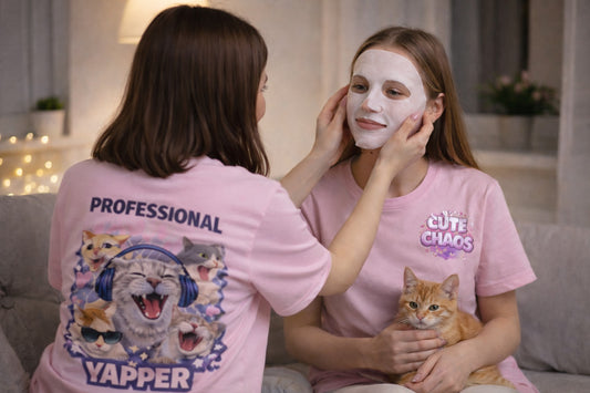 Professional Yapper Cat Women’s T shirt | Cute Funny Graphic Tee