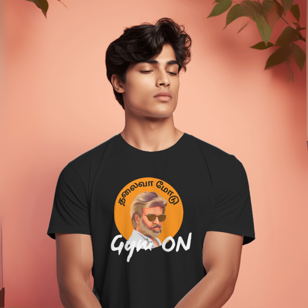 Thalaiva Mode: Gym ON | Oversized Unisex Gym & Fitness T-Shirt