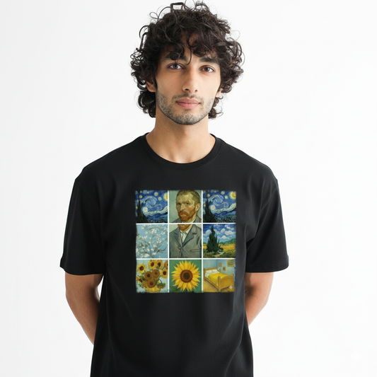 Luxury Van Gogh Premium Oversized T-Shirt