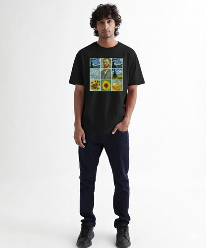 Luxury Van Gogh Premium Oversized T-Shirt