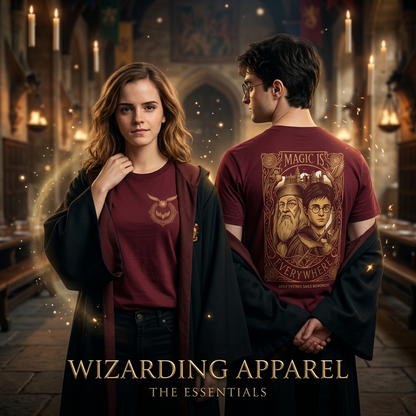 Unleavables Harry Potter Golden Snitch T-Shirt – Hogwarts Graphic Cotton Tee