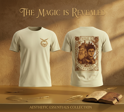 Unleavables Harry Potter Golden Snitch T-Shirt – Hogwarts Graphic Cotton Tee