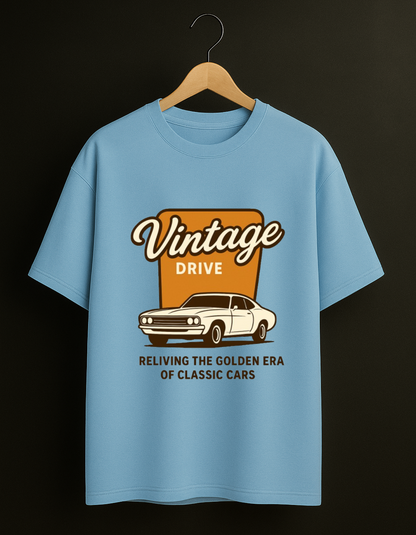 Unleavables | Vintage Car Oversized T-shirt | Unisex T-shirt | 100%cotton