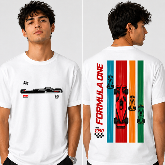 F1 "Exclusive Edition" Oversized Graphic T-Shirt 100% Cotton