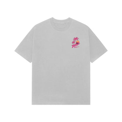 Oversized Gta Vc T-Shirt | Unisex Streetwear - Ash Grey