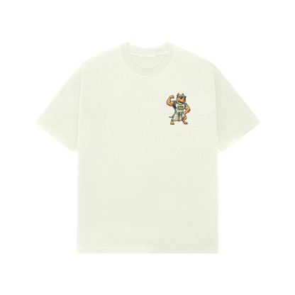 Pitbull Gym Lover 100% Pure Breathable Cotton - Ivory