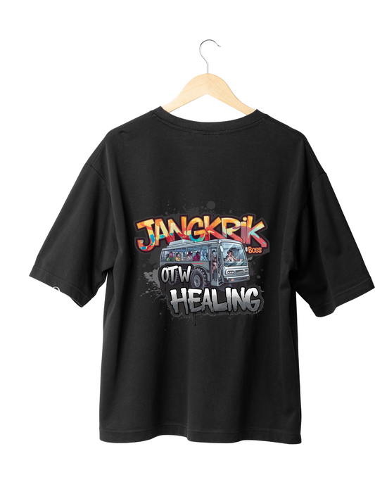 JANGKRIK BOSS Oversized T-Shirt - Travel in Streetwear Style