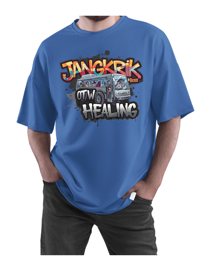 JANGKRIK BOSS Oversized T-Shirt - Travel in Streetwear Style