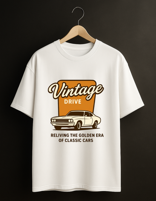 Unleavables | Vintage Car Oversized T-shirt | Unisex T-shirt | 100%cotton