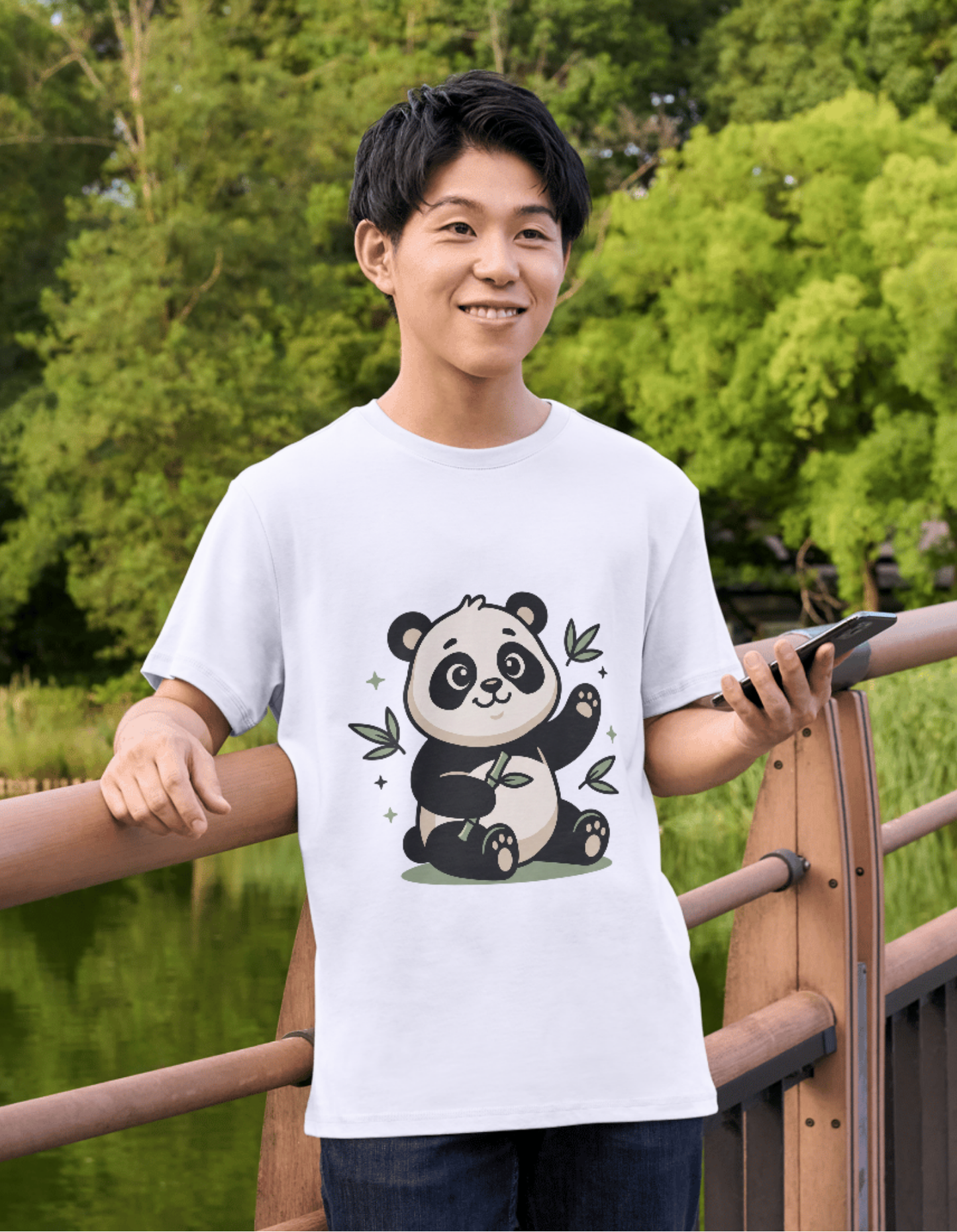 Trendy Cute Panda T-Shirt for Men & Women