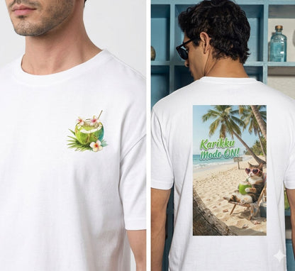 Unleavables Karikku Mode On! | Unisex Oversized T-shirt| 100% Cotton wear