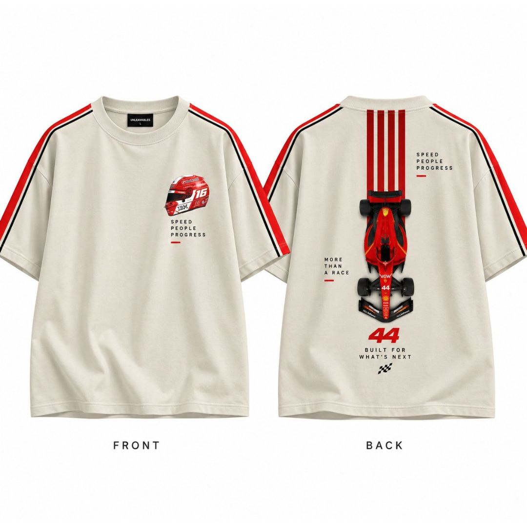 F1 Racing Legacy Oversized Graphic T-Shirt | Unisex Racing Streetwear | 100% Cotton