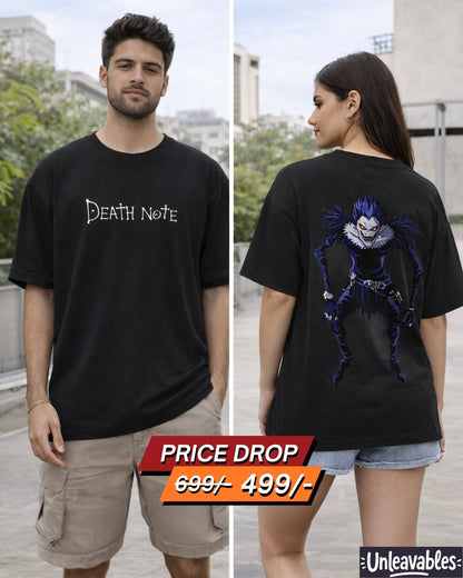 Death Note Ryuk Oversized Anime T-Shirt | Soft Cotton Streetwear Tee for Men and Women