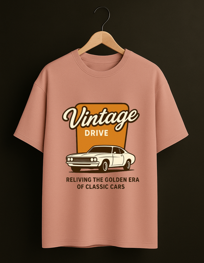 Unleavables | Vintage Car Oversized T-shirt | Unisex T-shirt | 100%cotton