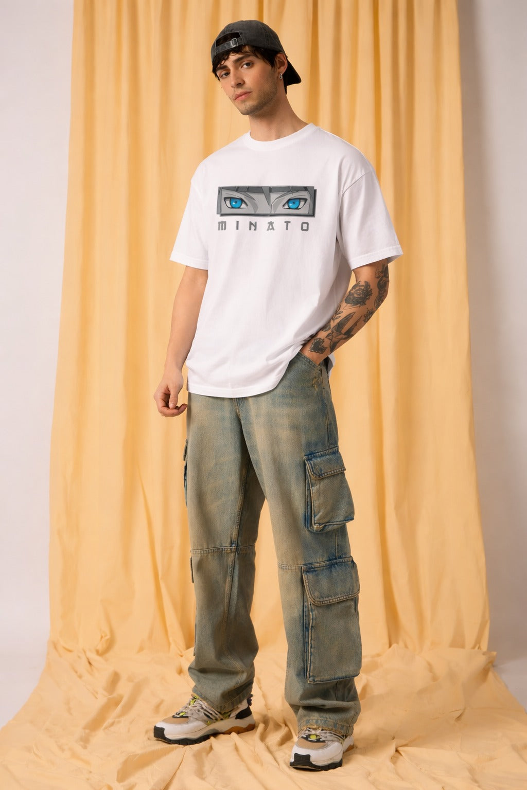 Naruto: Minato Unisex Oversized T-shirt