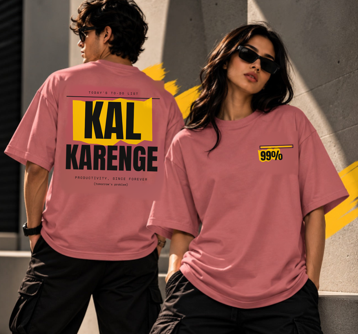 Kal Karenge Oversized T-Shirt for Men & Women