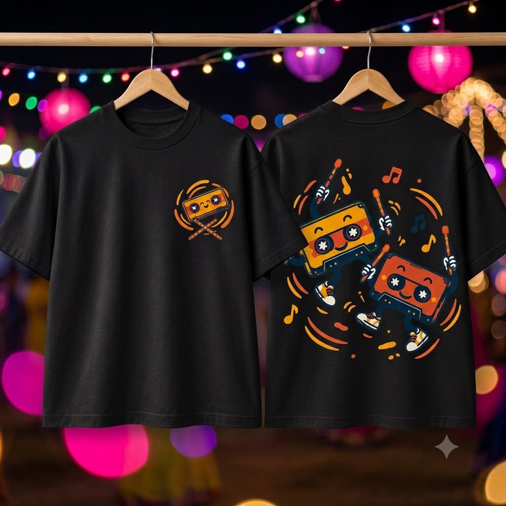 Garba Mixtape Oversized Unisex T-Shirt